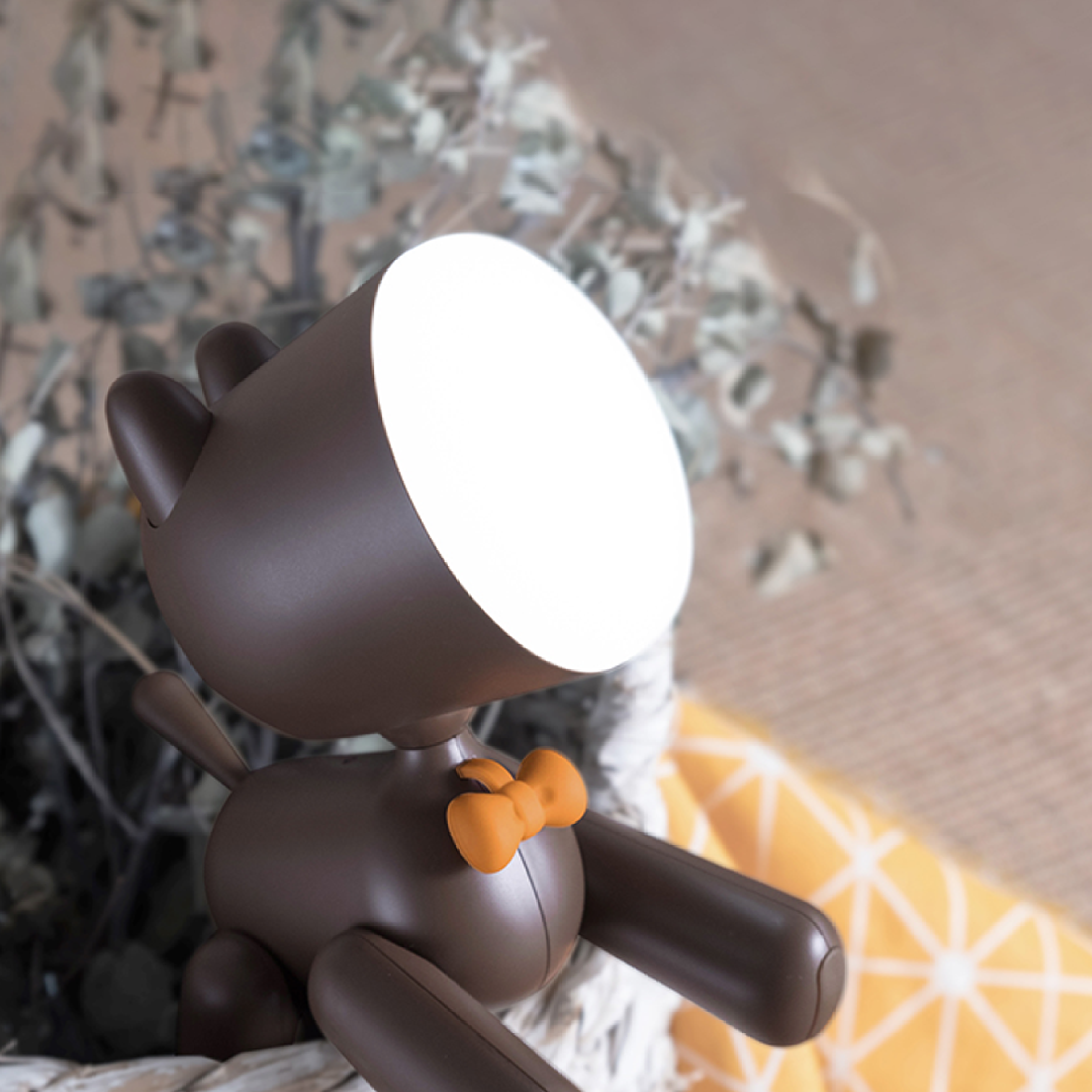 TailWag: Adorable Puppy Table Lamp with USB Rechargeable LED & Foldable Design for Kids' Room & Nursery Décor