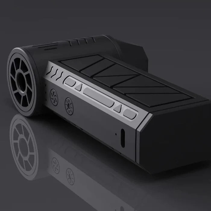 TurboJet: 130,000 RPM Cordless Air Duster & Mini Blower – High-Speed Cleaner with Stepless Speed Control, Magnetic Nozzles & USB Rechargeable Battery for PC, Car & Home