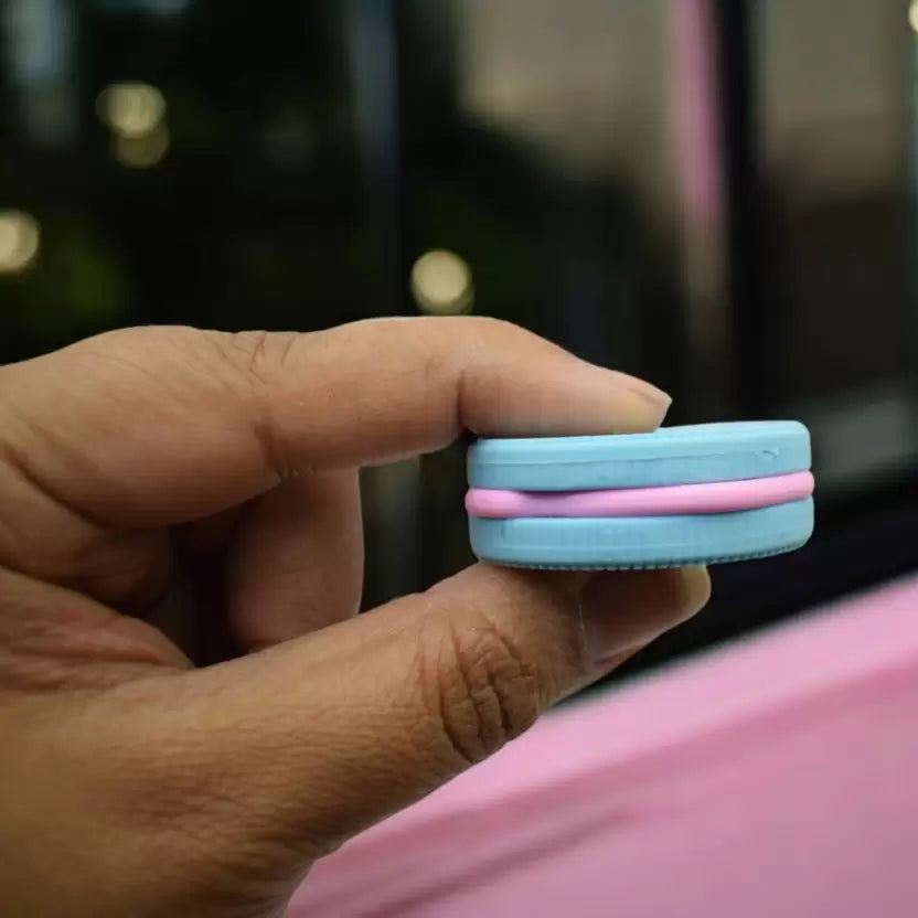 Biskie: Fun Oreo-Inspired Scented Eraser Set, Realistic Cookie Design in Pastel Colors, Perfect for Kids' Stationery, Return Gifts & Desk Collectibles