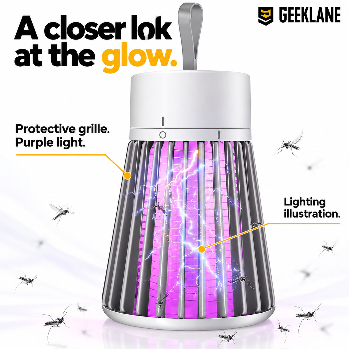 Bugshield — lamp details.