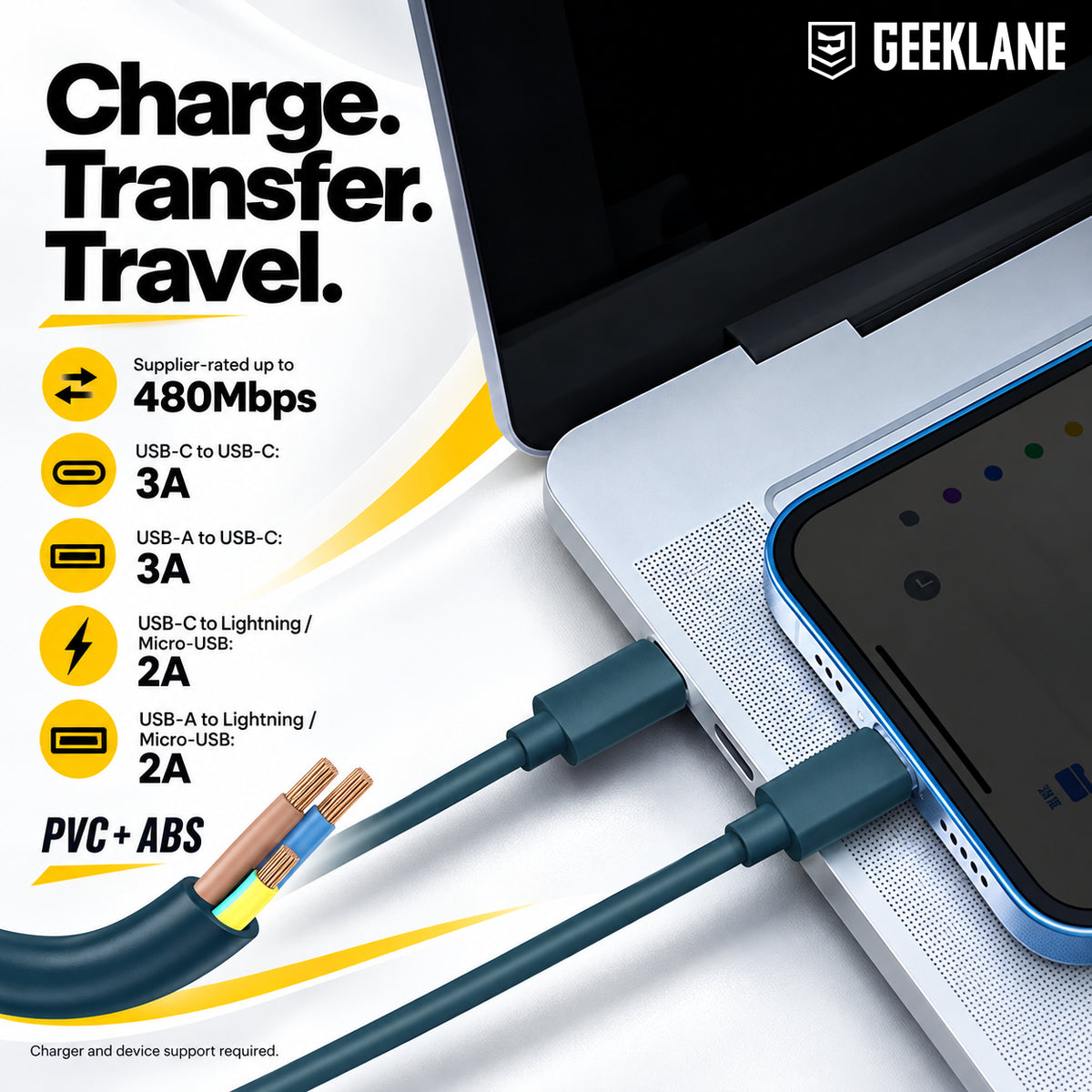 Companion — charging and transfer.