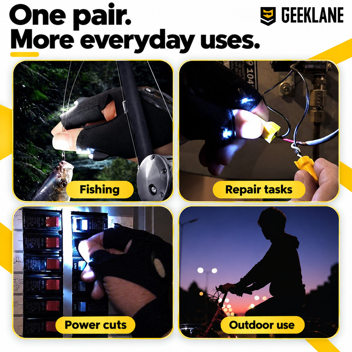 Handy — everyday glove uses.