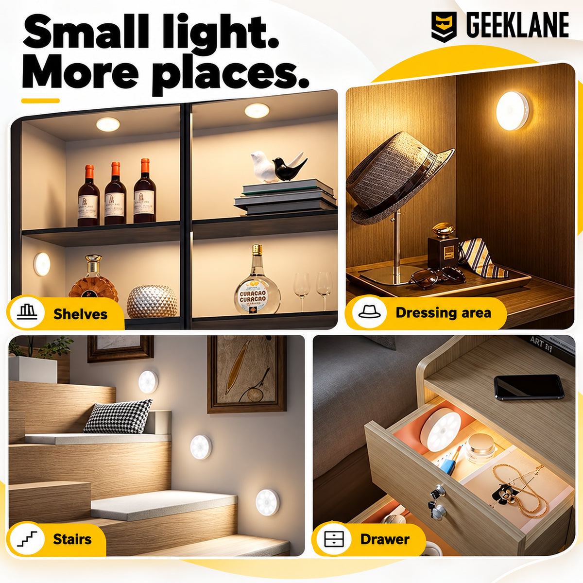 Lumiq — compact placement scenes.