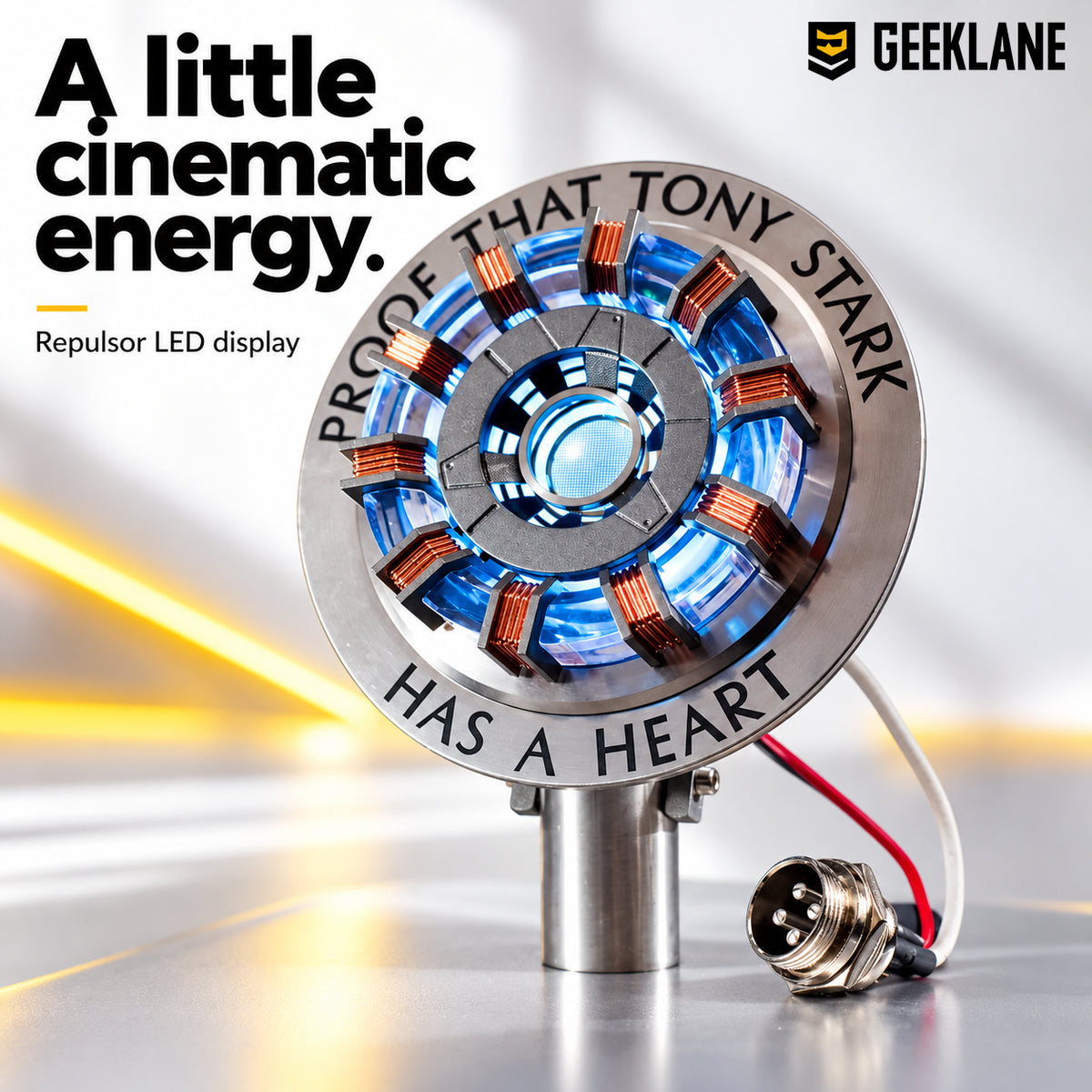 Repulsor — illuminated reactor lamp.