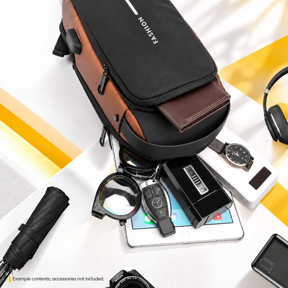 Shield — bag and everyday contents.