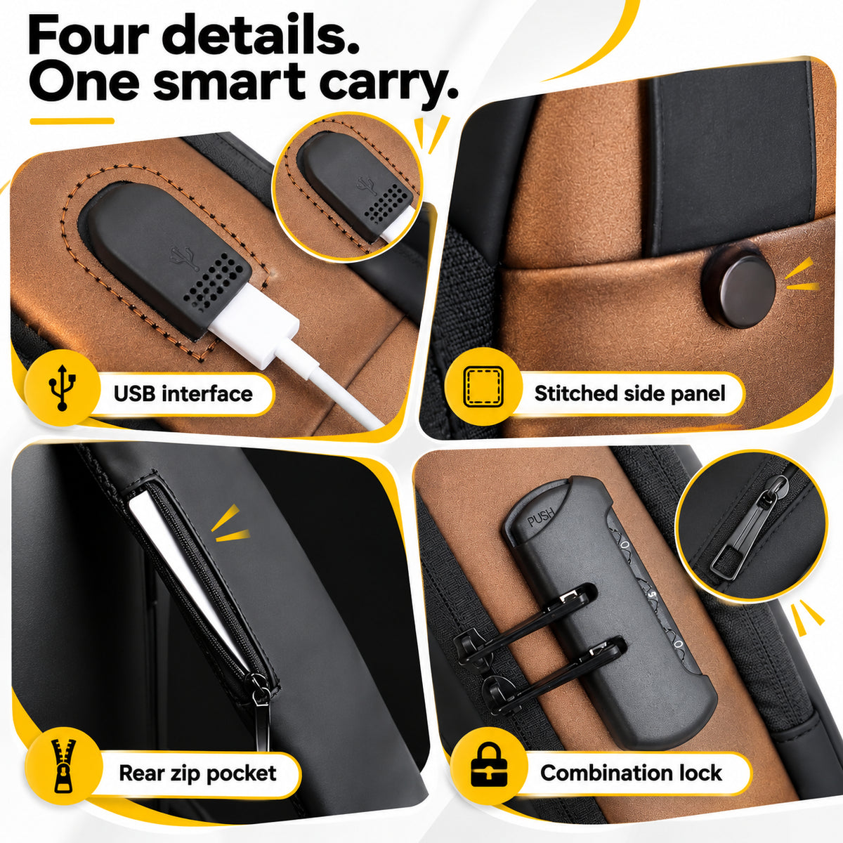 Shield — four construction details.