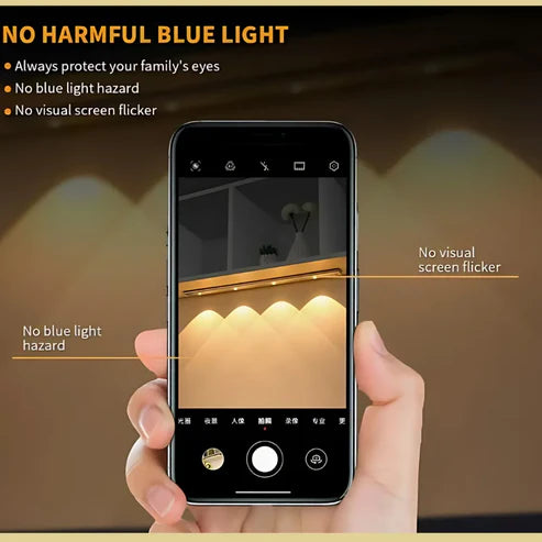 Sleek: USB-C Rechargeable LED Panel Light with PIR Motion Sensor, Mountable Light for Wardrobes, Stairs & Kitchen Shelves with 3 Colour Modes, Dimmable Brightness & Easy Slide-in Bracket