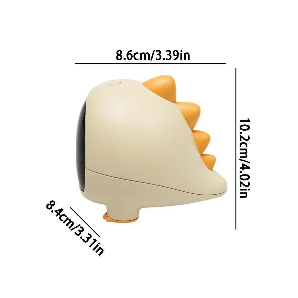 DinoWake: Cute Dinosaur Digital Alarm Clock with Dual Alarms, Adjustable Volume & Snooze Function