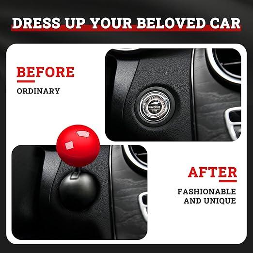 JoyStick: Arcade Push Start Button Cover with Joystick Design for Car Engine Ignition Protection & Decoration