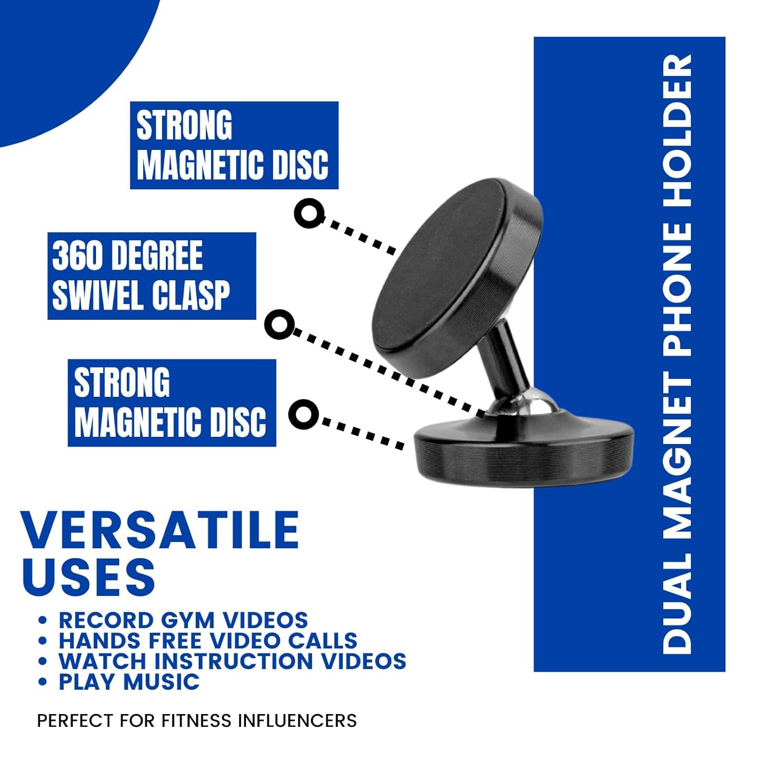 MagTwist: 360° Rotating Magsafe Magnetic Mobile Holder for Smartphones