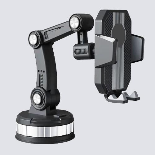 Dash360: 360° Rotating Suction Phone Holder with Strong Grip for Car Dashboard & Windshield – Universal Mobile Mount