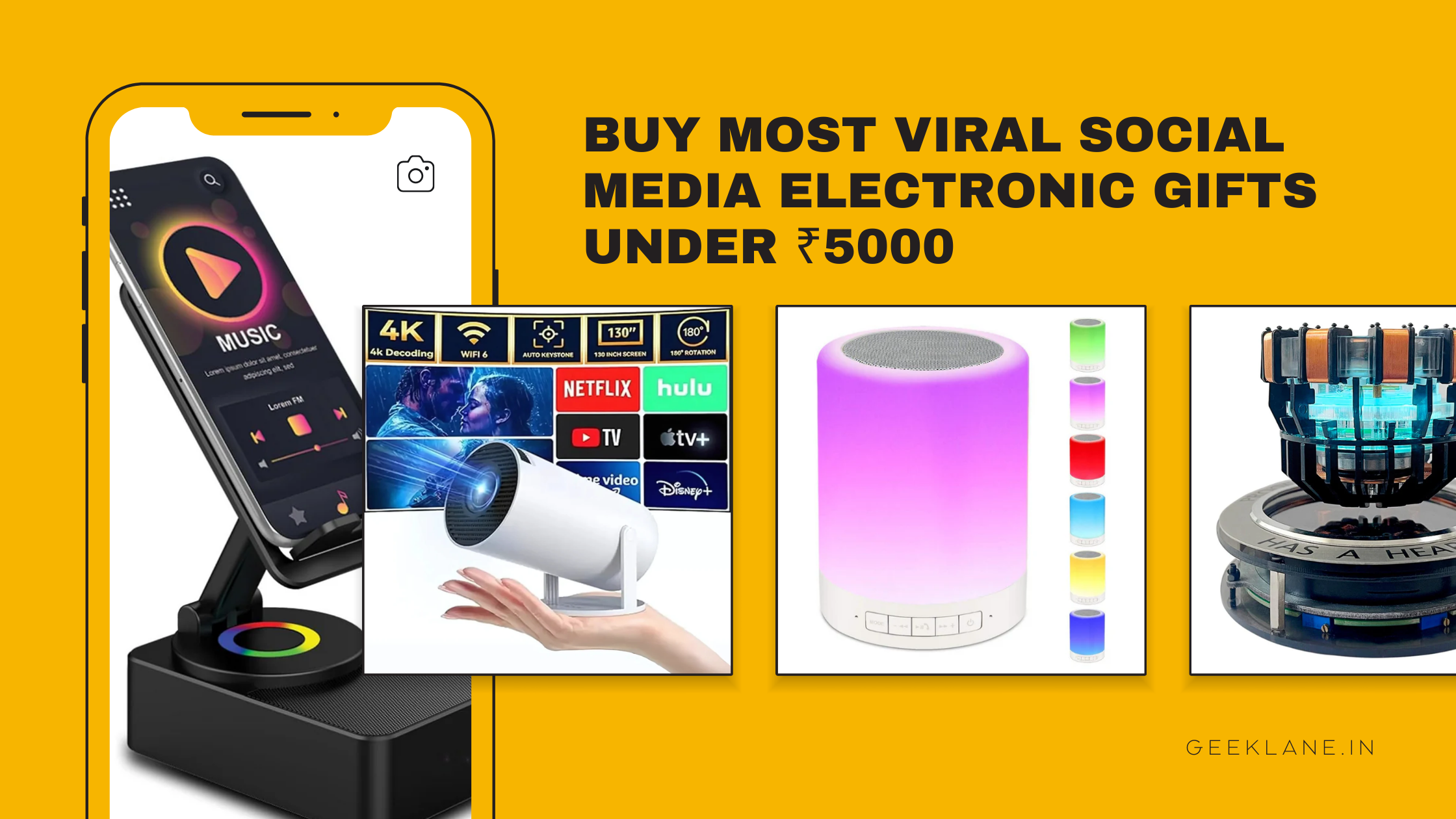 Buy most viral social media electronic gifts under ₹5000