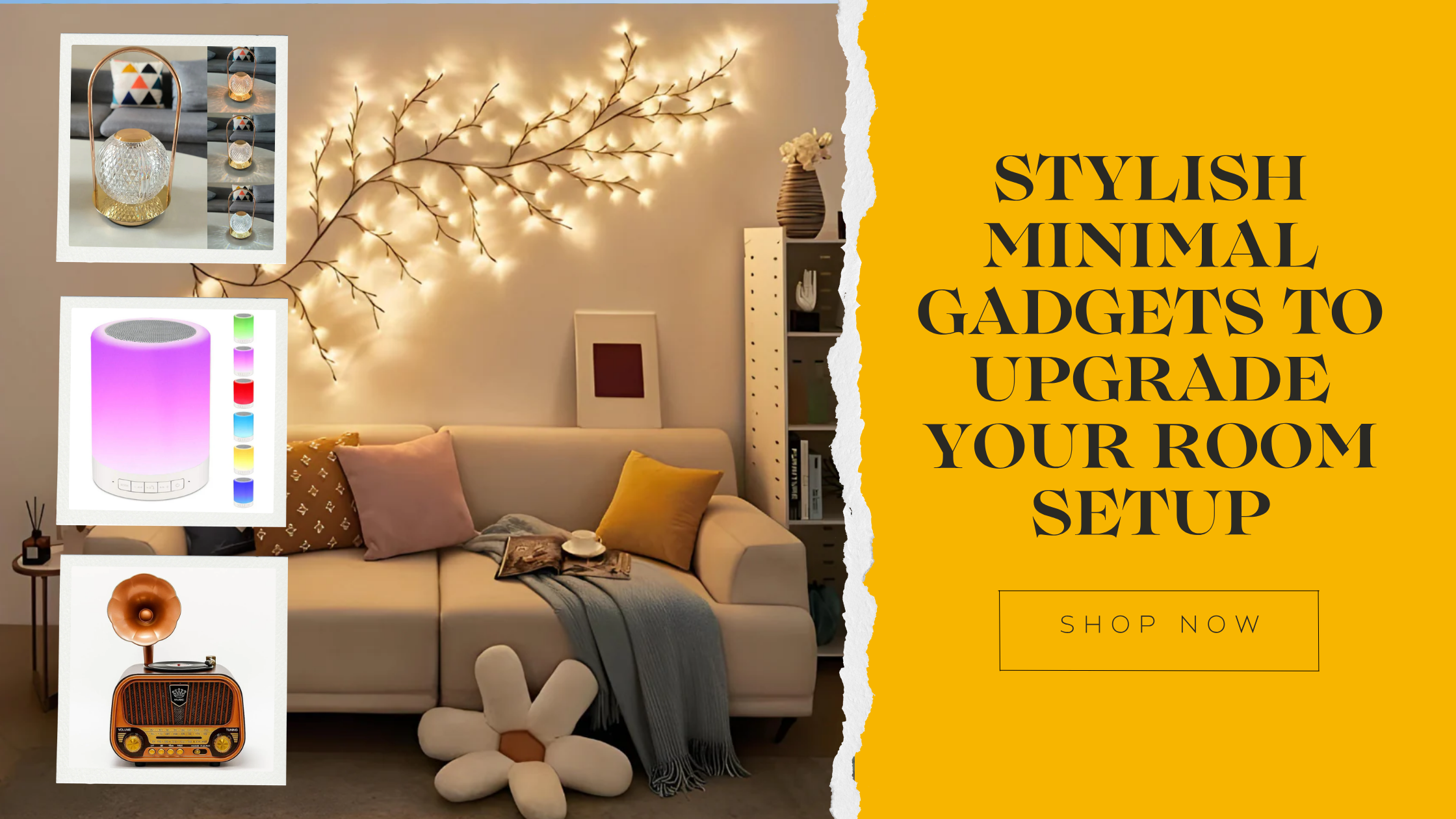 Stylish minimal gadgets to upgrade your room setup