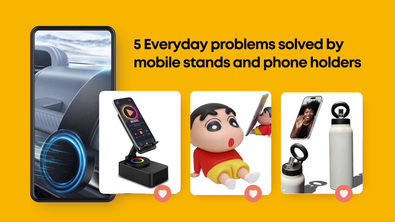5 Everyday problems solved by mobile stands and phone holders