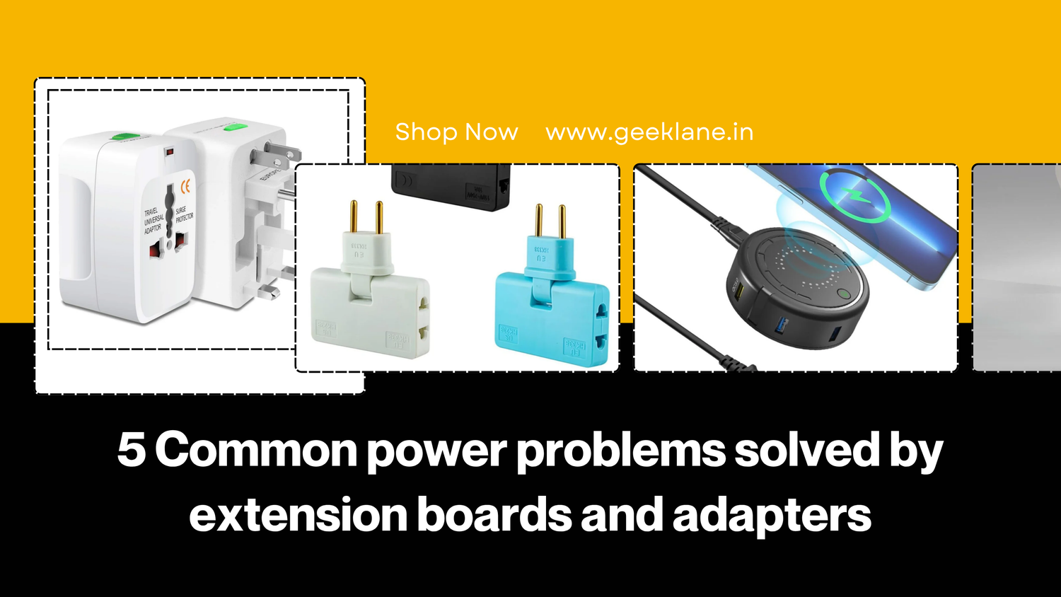 5 Common power problems solved by extension boards and adapters