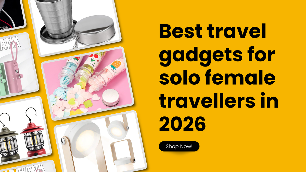 Best travel gadgets for solo female travellers in 2026