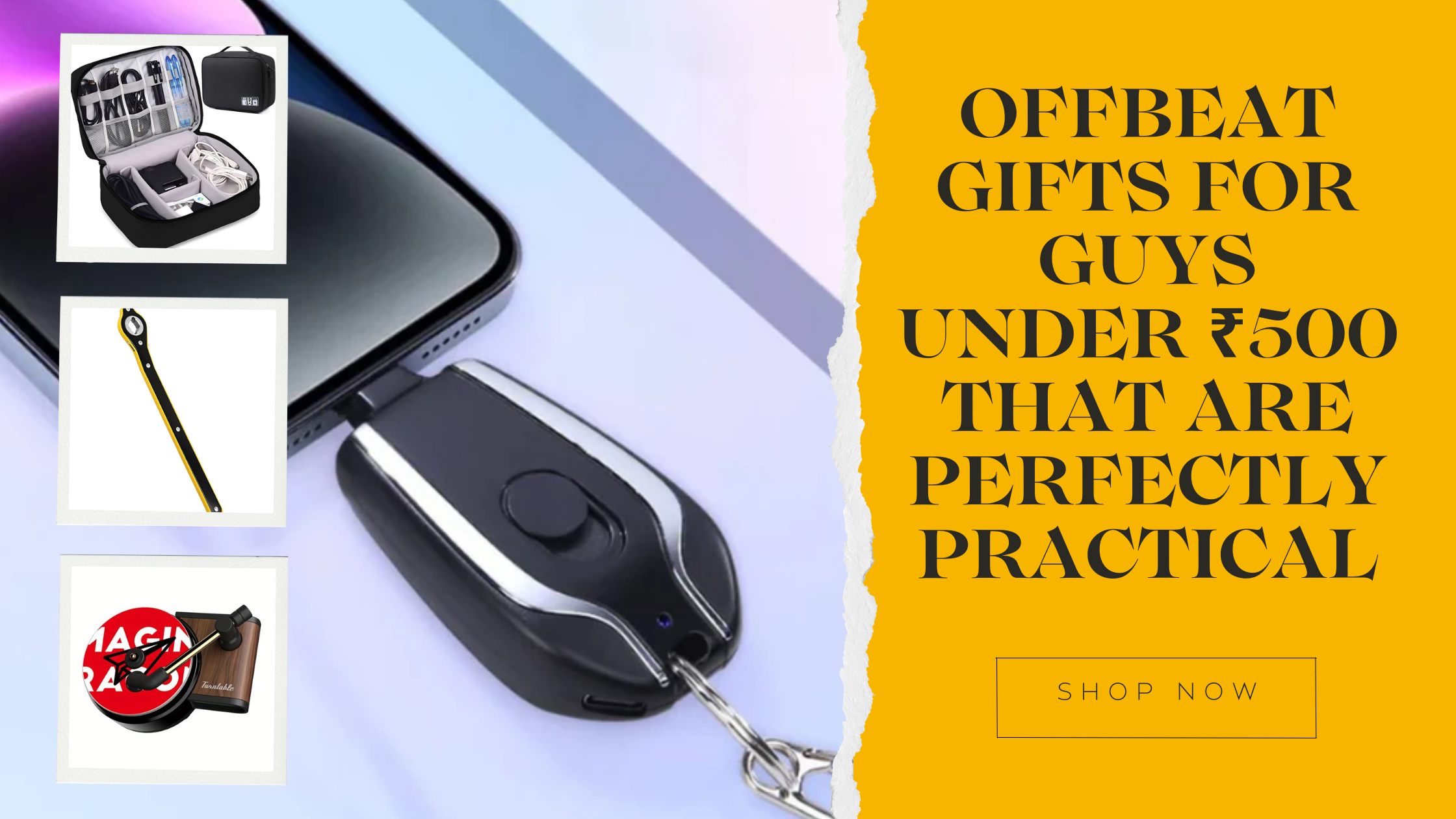 Offbeat gifts for guys under ₹500 that are perfectly practical