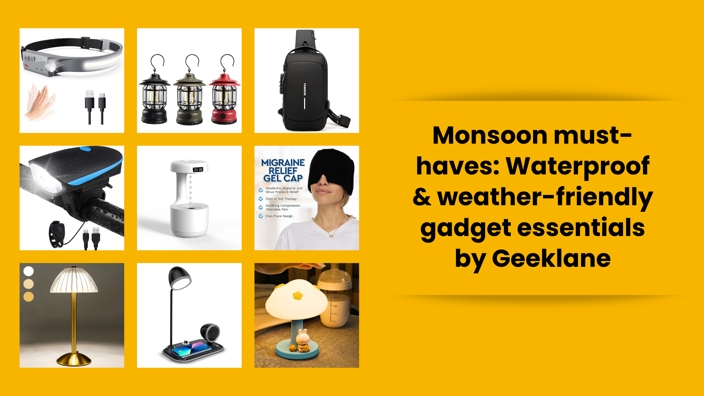 Monsoon must-haves: Waterproof & weather-friendly gadget essentials by Geeklane