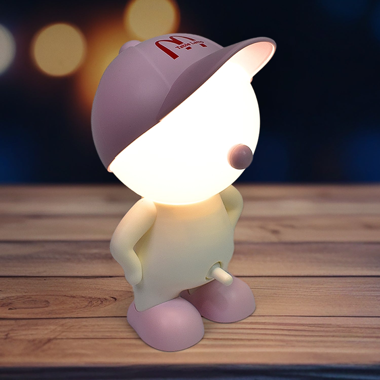 PP: Funny Cartoon LED Lamp with Type-C Charging & Adorable Design – Perfect Friendship & Long-Distance Gift