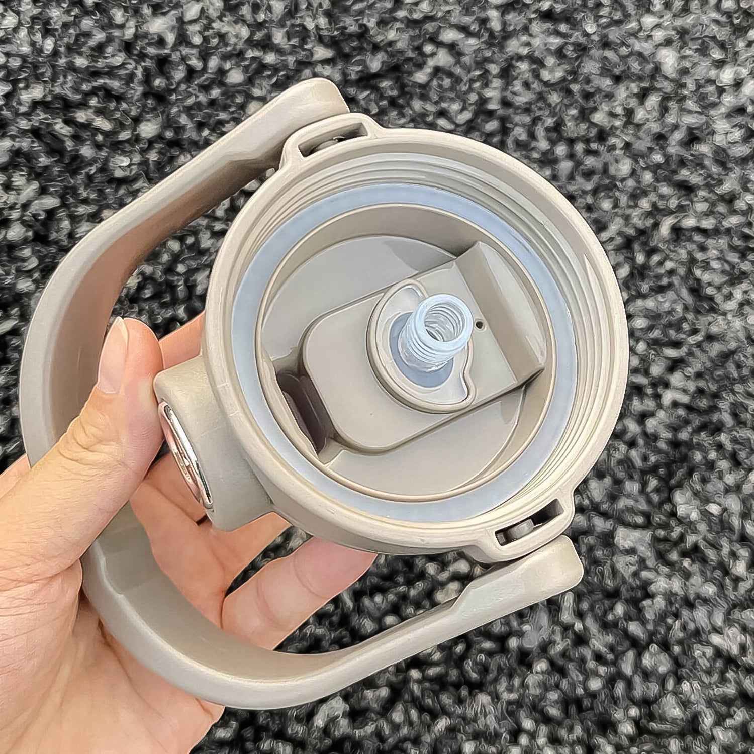 BigBro: 1000ml Stainless Steel Sturdy Vacuum Insulated Bottle with 2-Way Drinking, Leak-Proof Lid, Strap & Handle