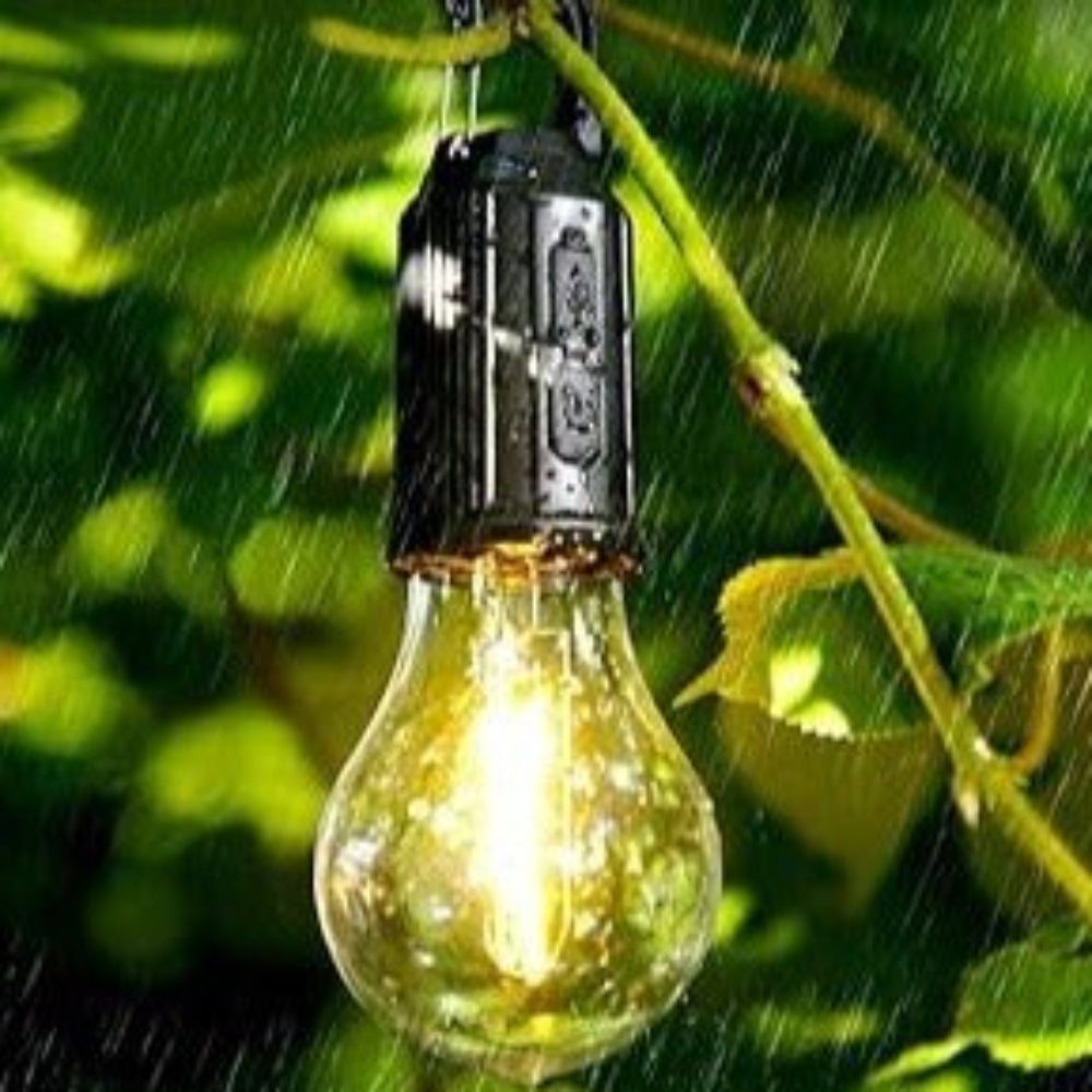 ClipGlow: Rechargeable Clip-On LED Bulb – Waterproof Hanging Camping Light with USB Charging & 3 Lighting Modes for Hiking, Repair, Emergency & Outdoor Use