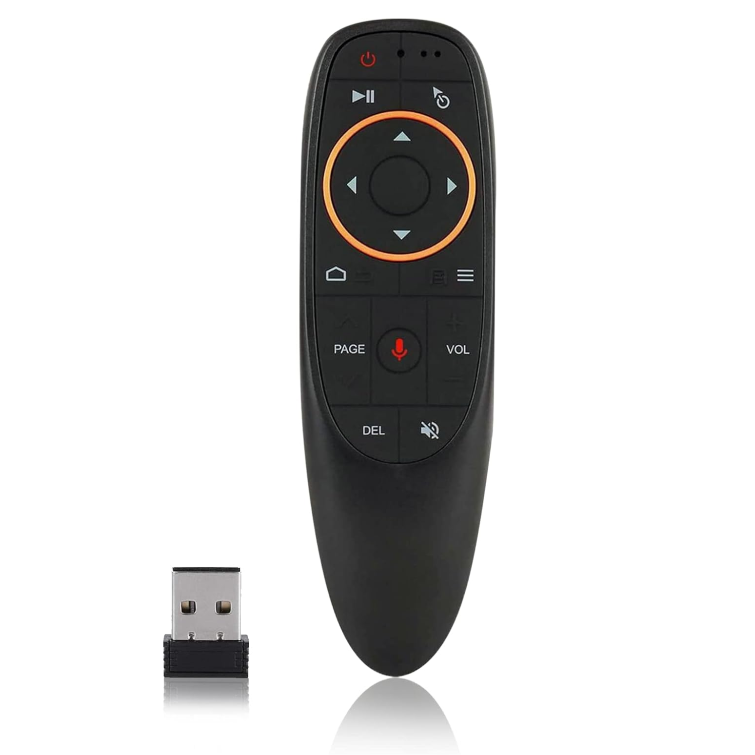 RemoteX: Air Mouse Universal Remote Control, 2.4Ghz Wireless Remote with Motion Sensor & Mic for Smart TV, TV Box, PC & Projector