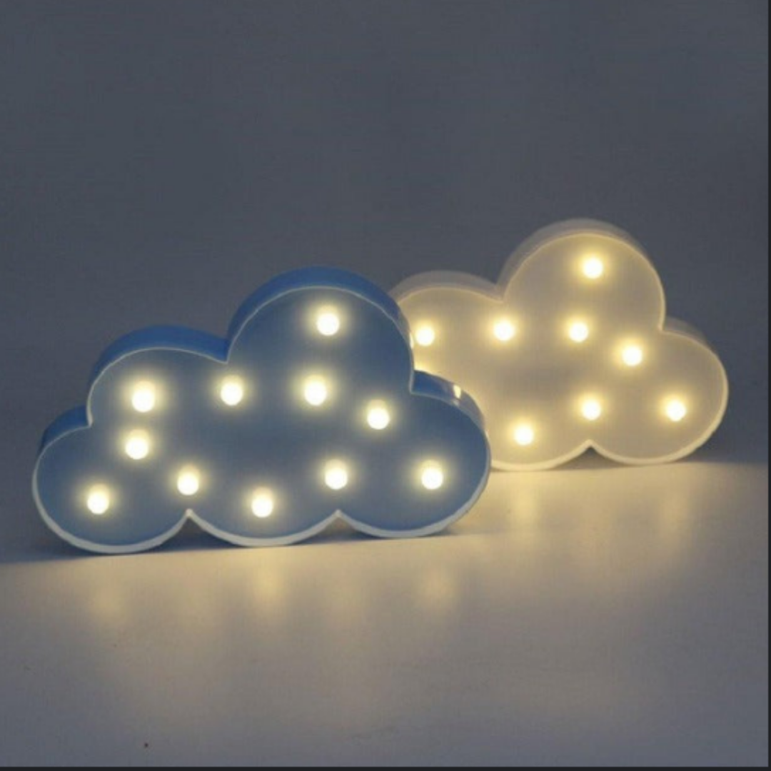 VibeCloud: Marquee LED Cloud Light with Warm White Glow for Home & Festive Décor