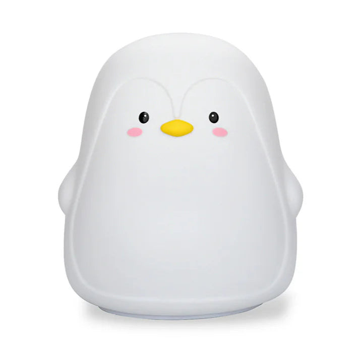 PengiGlow: Adorable Penguin Silicone Night Lamp with Rechargeable LED for Cozy Bedroom Ambience & Gifting
