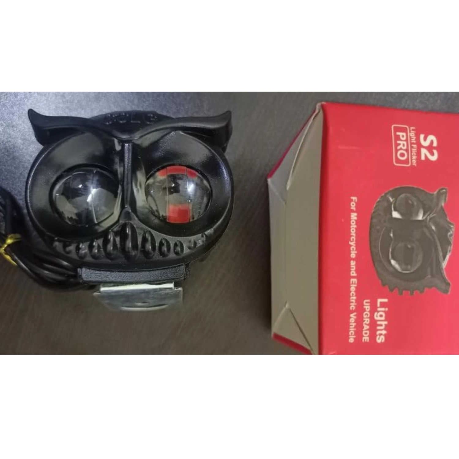 Pvc Owl Led Fog Light Projector Bar Light with White/Yellow LED Fog Lamp Car, Motorbike LED (12 V, 40 W) (Universal For Car, Universal For Bike, Pack of 1)