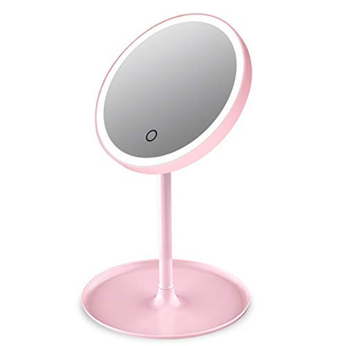 Vanityy: LED Makeup Mirror with Touch Screen, Adjustable Brightness & Rechargeable Light for Flawless Beauty Routine