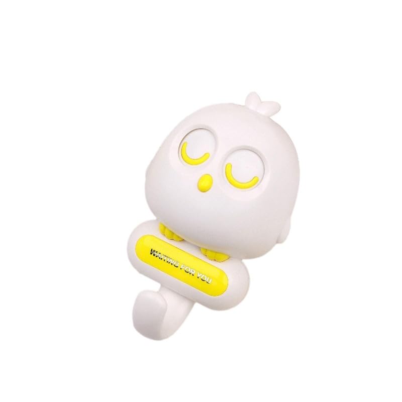 Birdy: Cute & Quirky Bird Wall Hook with Blinking Eyes, Easy Wall Installation & Strong Adhesive for Keychain, Bags etc.