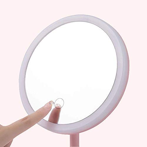 Vanityy: LED Makeup Mirror with Touch Screen, Adjustable Brightness & Rechargeable Light for Flawless Beauty Routine