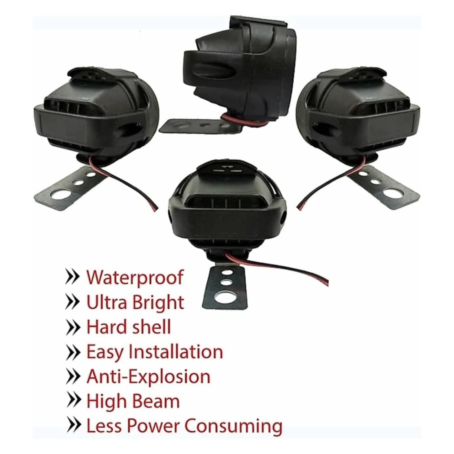 6 led fog light Fog Lamp Car, Motorbike LED (12 V, 20 W) (Splendor Plus, Passion, Platina, Pulsar 150, Universal For Bike, Star Sport, Pack of 3)