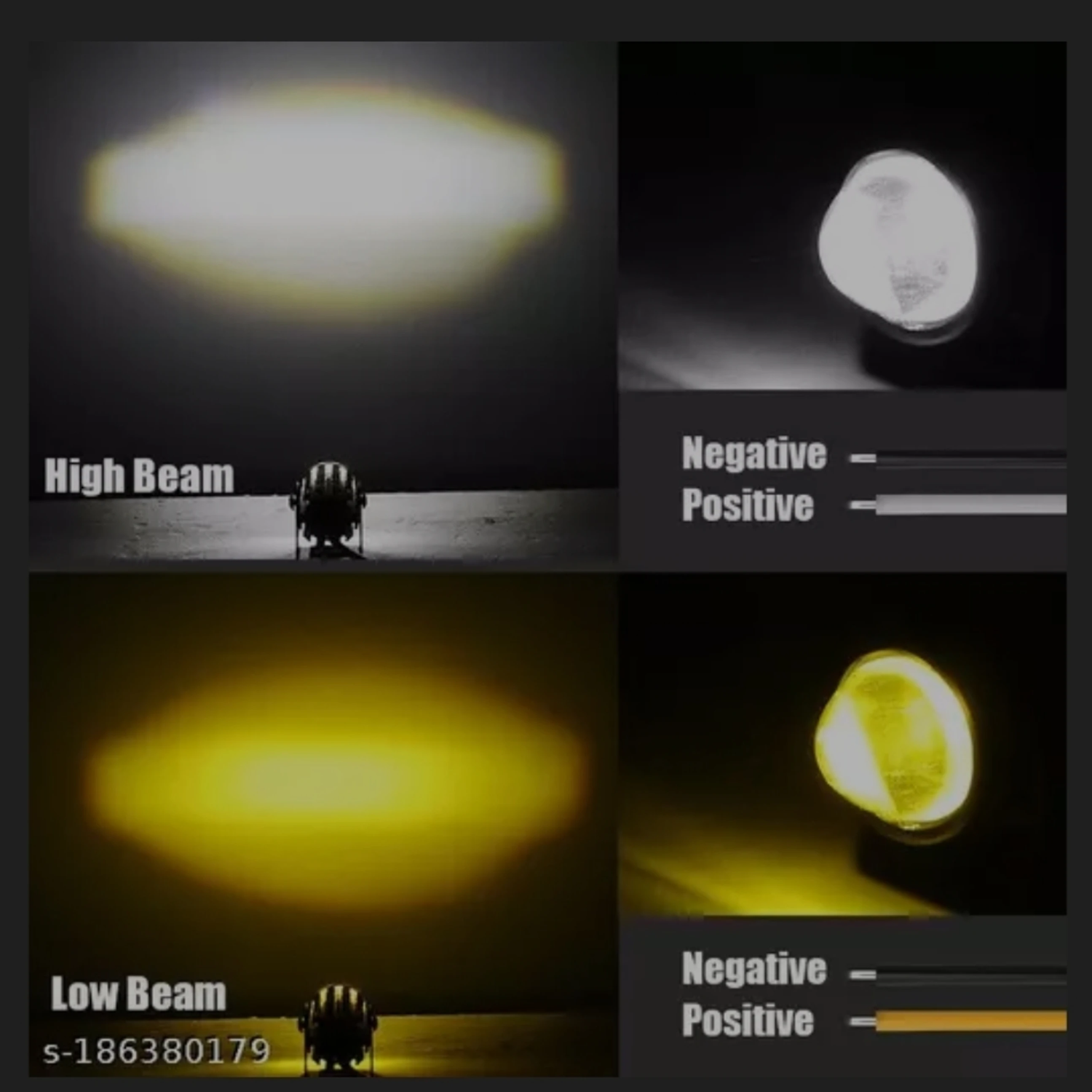 Mini Driving Smal Fog Light, For All Motorcycle,cars Dual Color White/Yellow 1pc Fog Lamp Van, Car, Motorbike LED (12 V, 35 W) (CD Deluxe, HF Deluxe, Platina, Universal For Bike, Universal For Car, Splendor Plus, Pack of 1)