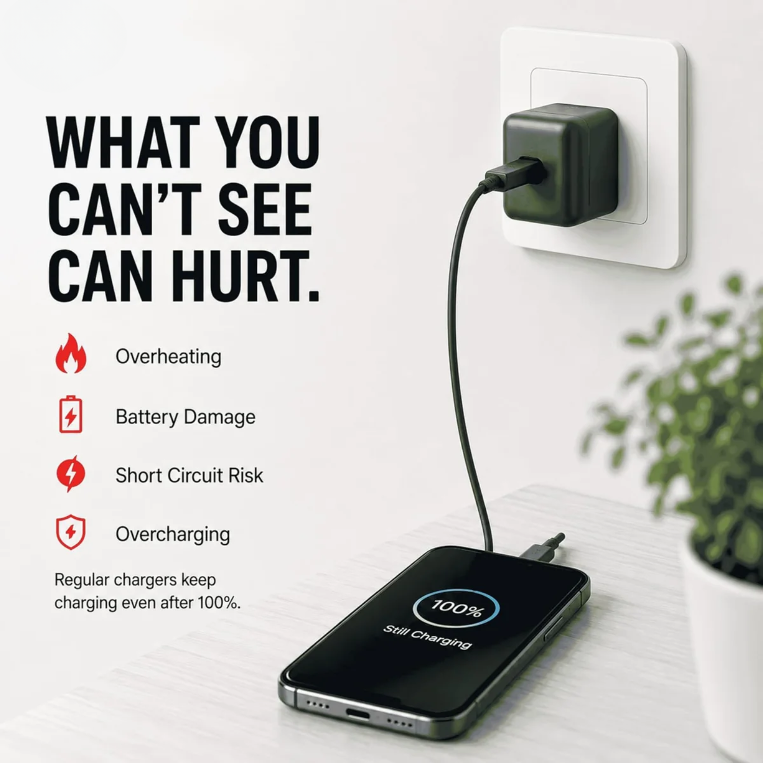 AutoCut: 140W Type-C Smart Auto Cut-Off Charging Adapter with Automatic Power Disconnect & Battery Protection