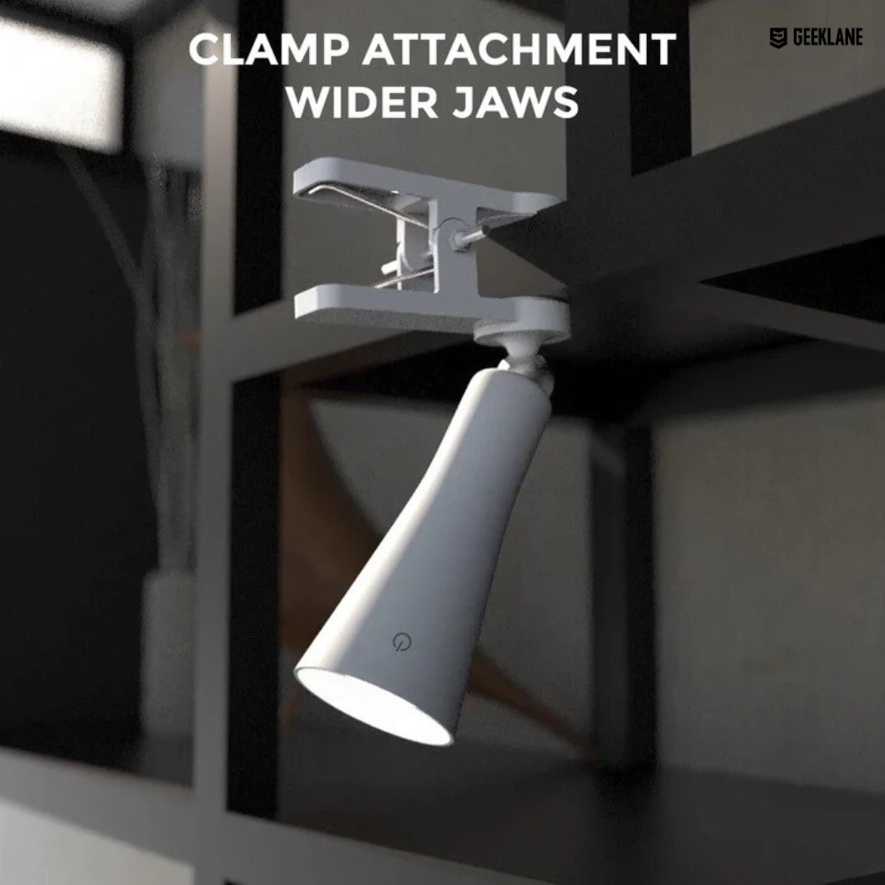 Magneto: Premium Versatile Magnetic LED Lamp with 3 Attachments, Adjustable Brightness & USB-C Rechargeable Battery