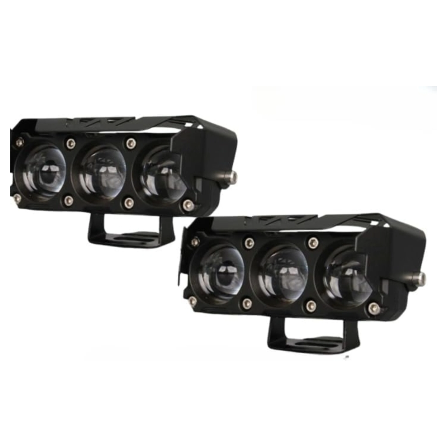 3 led metal light Back Up Lamp Van, Car, Motorbike LED (12 V, 35 W) (Splendor Plus, Platina, Pulsar 150, Glamour, Universal For Bike, Pack of 2)