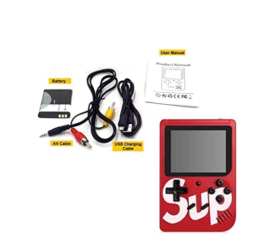 RetroGame: Handheld Gaming Console with 400 Classic Built-in Games, 3.0-Inch Screen & Rechargeable Battery