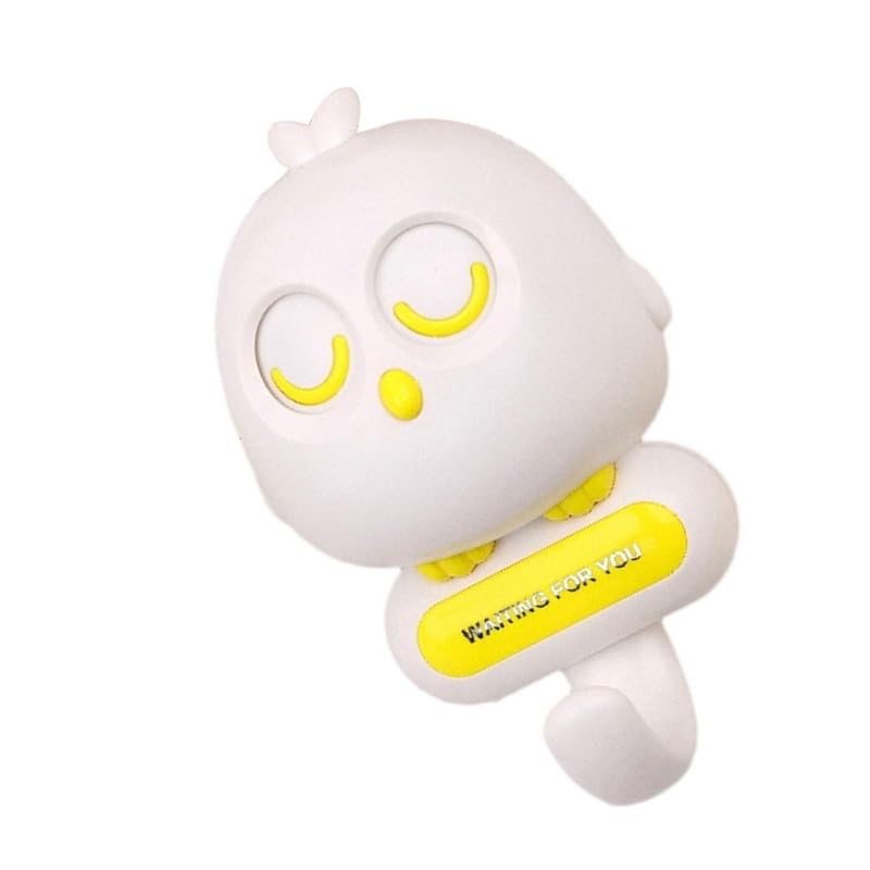 Birdy: Cute & Quirky Bird Wall Hook with Blinking Eyes, Easy Wall Installation & Strong Adhesive for Keychain, Bags etc.