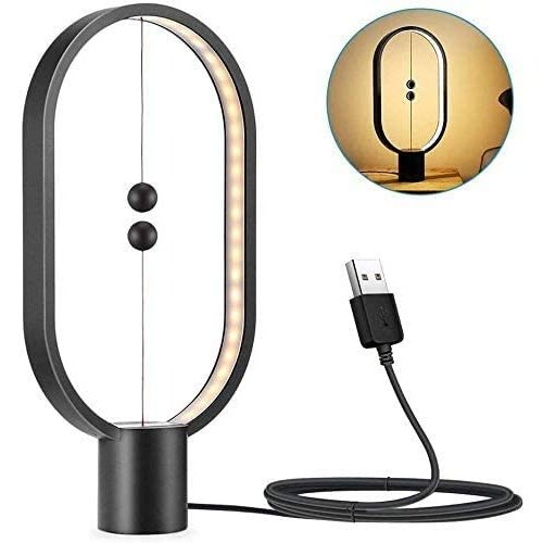Levilight: Hovering Halo Lamp with Magnetic Mid-Air Switch, Touch Control & Warm LED Glow for Home, Office & Bedside Décor