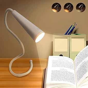 Silly: Flexible Multi-Use LED Lamp with Rechargeable Design, 3 Color Modes & Clip-On Feature for Reading & Desk Use