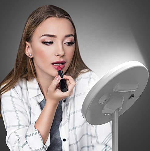 Vanityy: LED Makeup Mirror with Touch Screen, Adjustable Brightness & Rechargeable Light for Flawless Beauty Routine