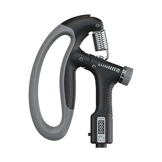 Grippy: Adjustable Hand Grip Strengthener with Built-In Counter, 10kg to 100kg Resistance Trainer for Wrist & Forearm Muscle Building