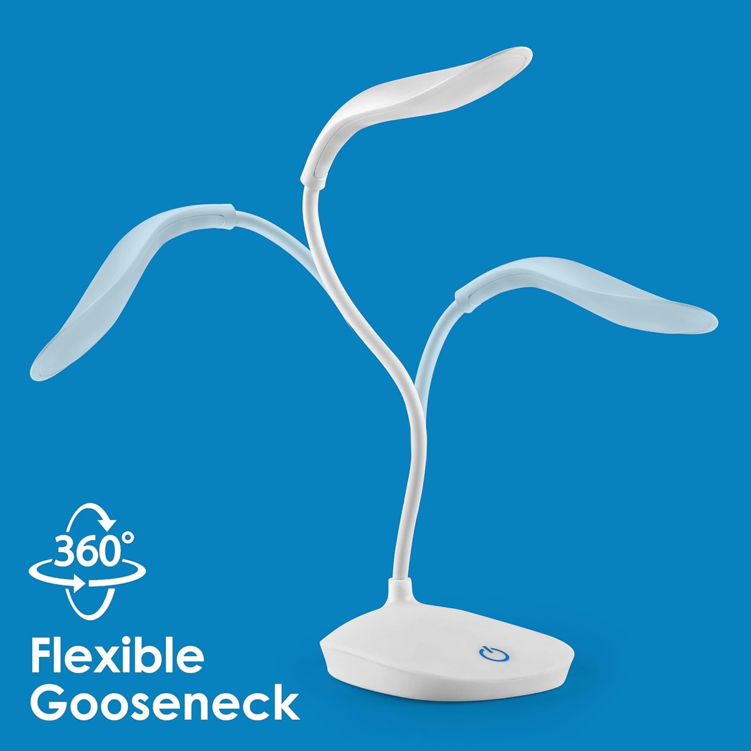 DeskBuddy: Foldable Rechargeable LED Desk Lamp with 3 Brightness Levels, USB Charging for Students, Reading & Home Office