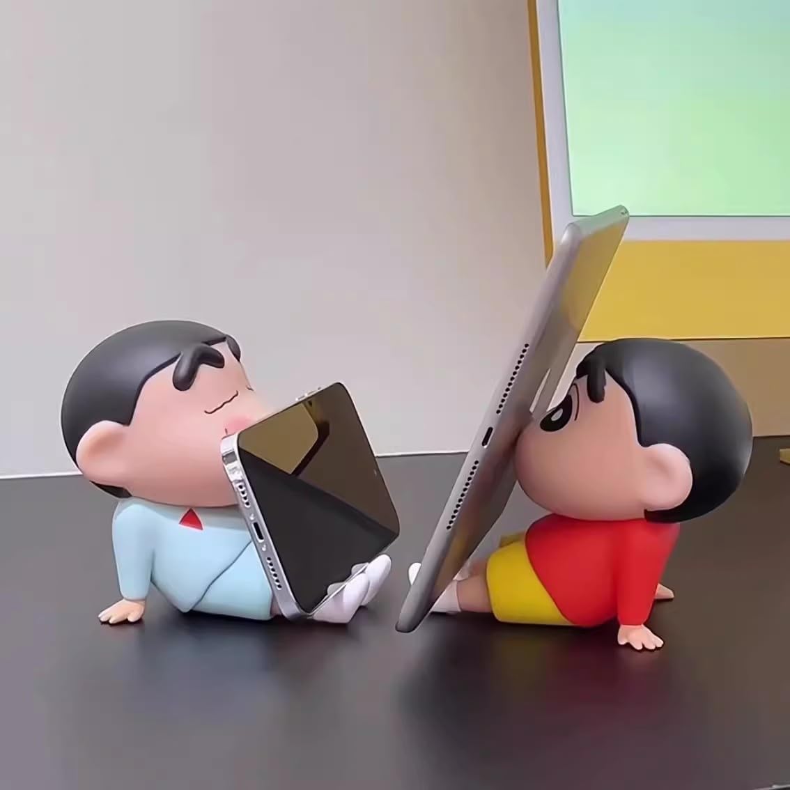 Shinbu:  ShinChan Mobile Phone Stand, Cute  Phone Holder for Desk & Tabletop Use for Daily Utility & Gifting