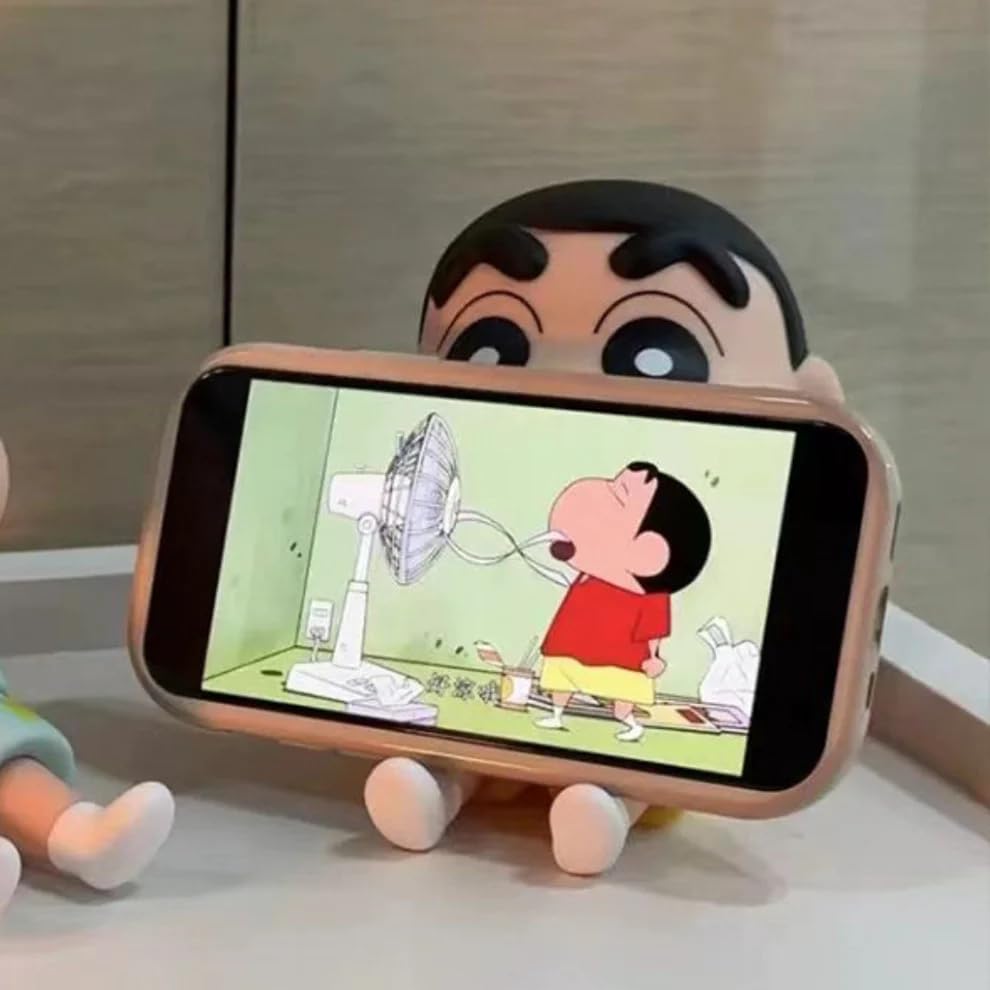 Shinbu:  ShinChan Mobile Phone Stand, Cute  Phone Holder for Desk & Tabletop Use for Daily Utility & Gifting