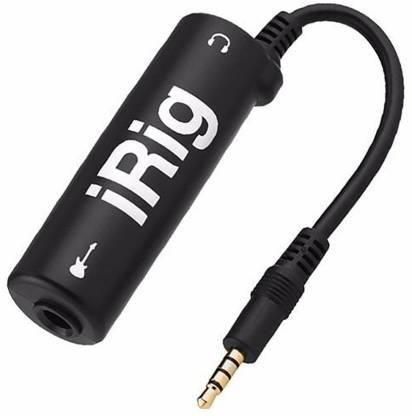 iRig: Guitar to 3.5mm Jack Interface AMP Converter for Audio Processing & Effects Pedals