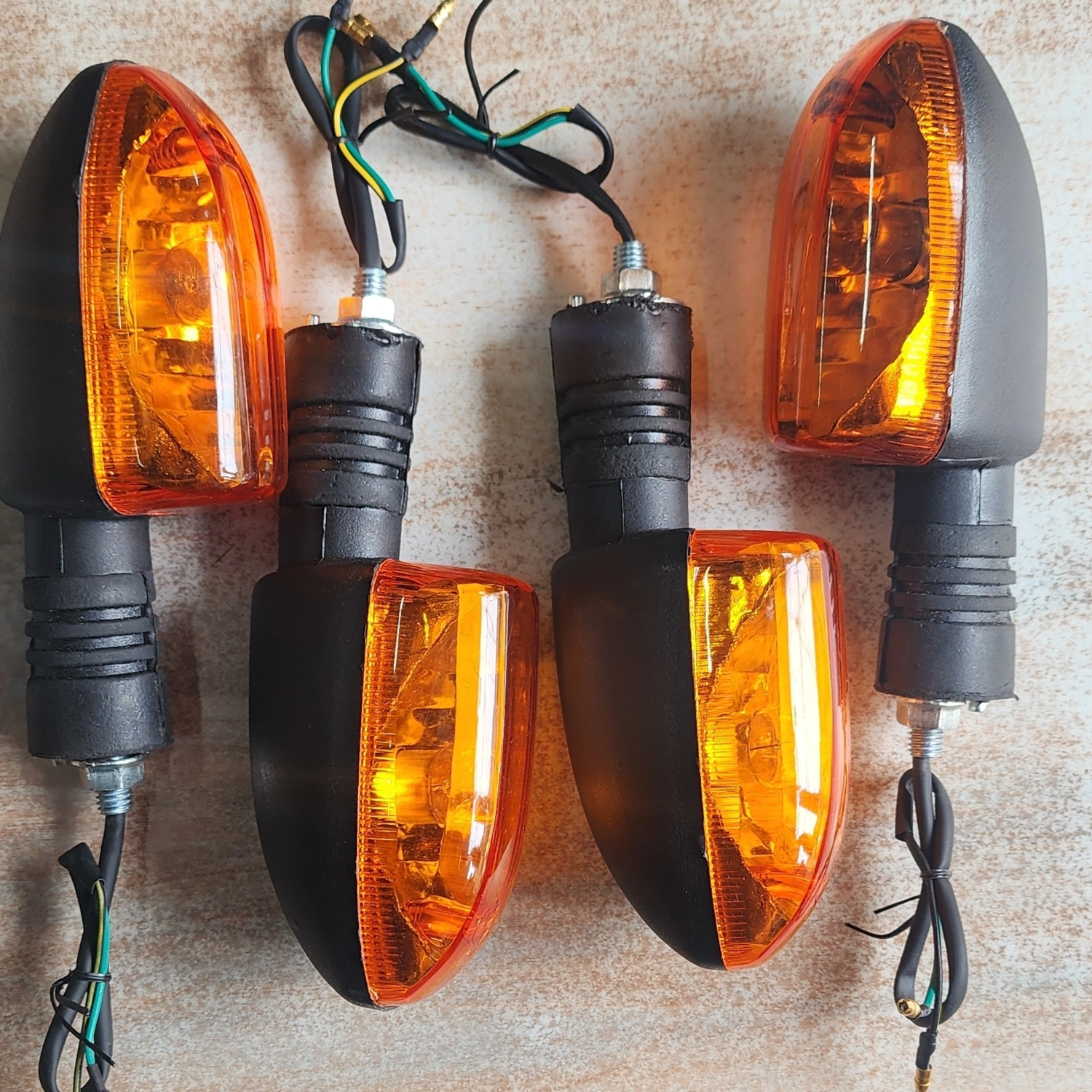 Side, Rear, Front Incandescent Indicator Light for Bajaj Pulsar 150 AS, Platina, Pulsar 150, Pulsar 150 DTS-i, Platina 100 (Amber)
