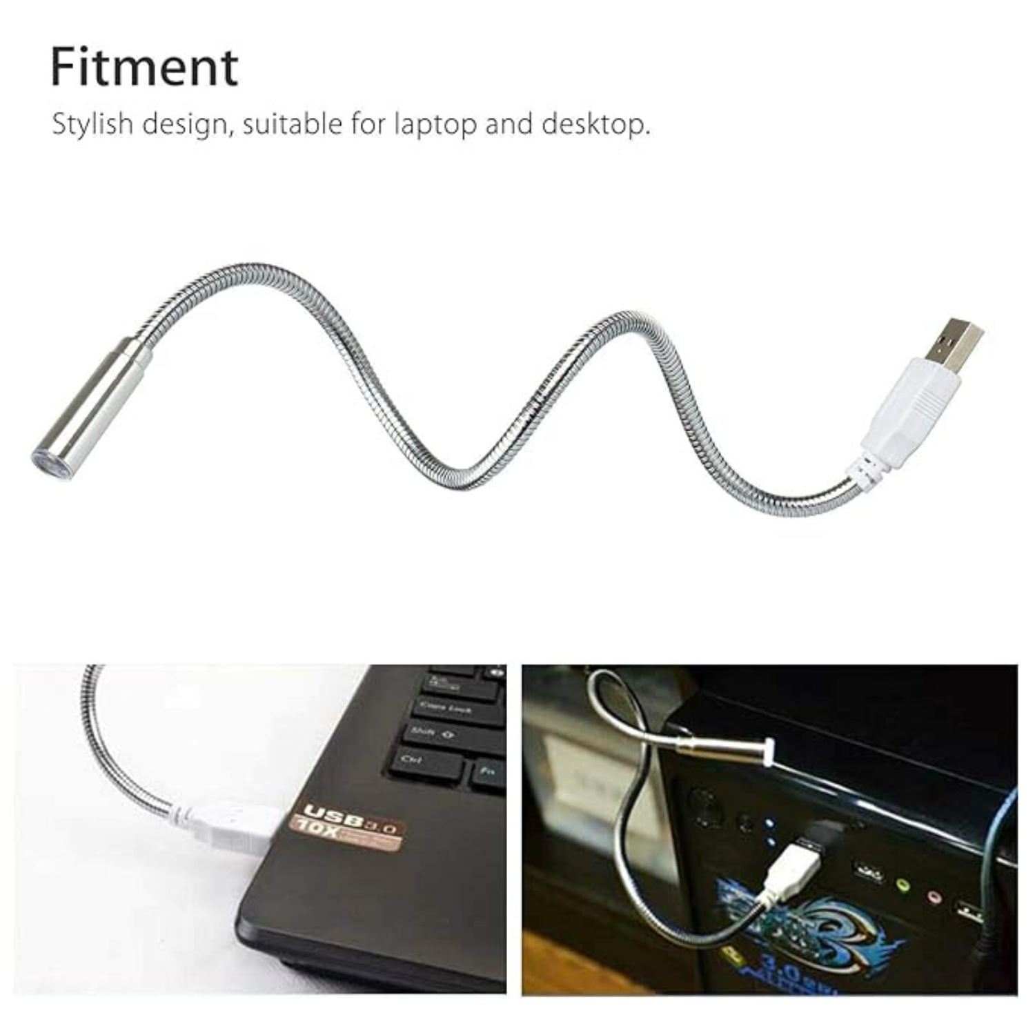 Flexy: Flexible USB Light, LED Desk Lamp for Reading, Night Work & Reduced Eye Strain on Laptop, PC