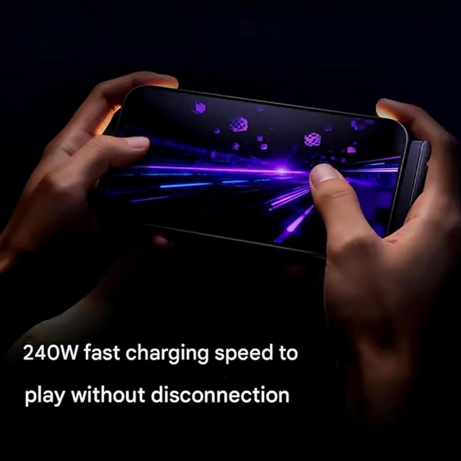 Docky: Charging Cable with Built-in Phone Stand, Fast Charging USB-C Cable with Adjustable Angle Holder for Hands-Free Use